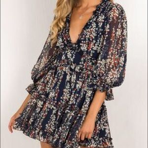 New With Tags Sundae Muse Felicity Dress Navy